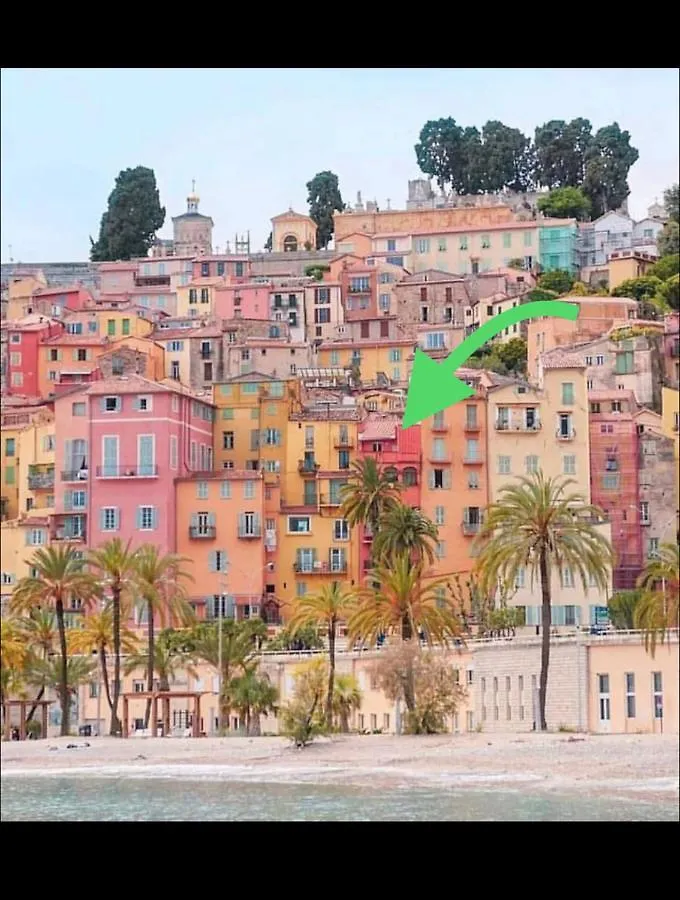Duplex 6 Pers - Panoramic Sea View - Old City - 2 Mn Beach Menton