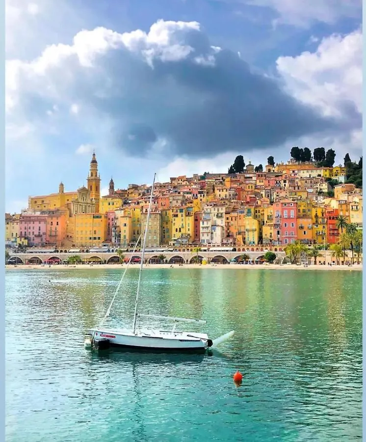 Apartment Duplex 6 Pers - Panoramic Sea View - Old City - 2 Mn Beach Menton
