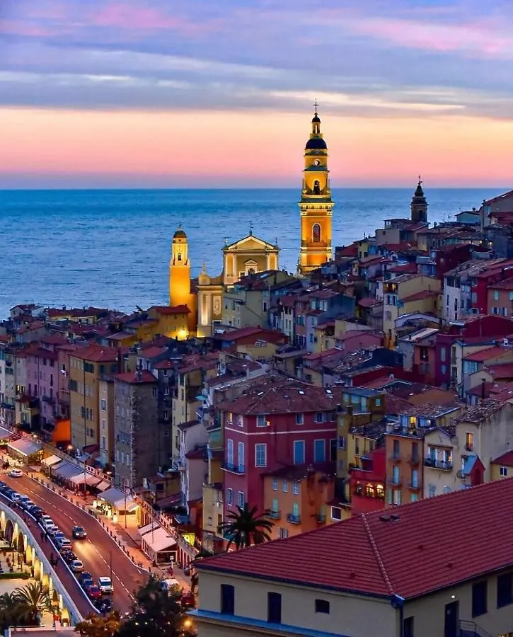 Duplex 6 Pers - Panoramic Sea View - Old City - 2 Mn Beach Menton 0*,